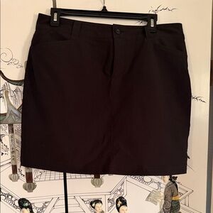 Eddie Bauer Women's Black Mini Skirt